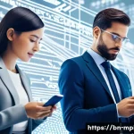 미디어 플래너의 데이터 분석 활용법 - **Prompt:** A diverse group of modern consumers (men and women, 20s-50s, professionally and casually...