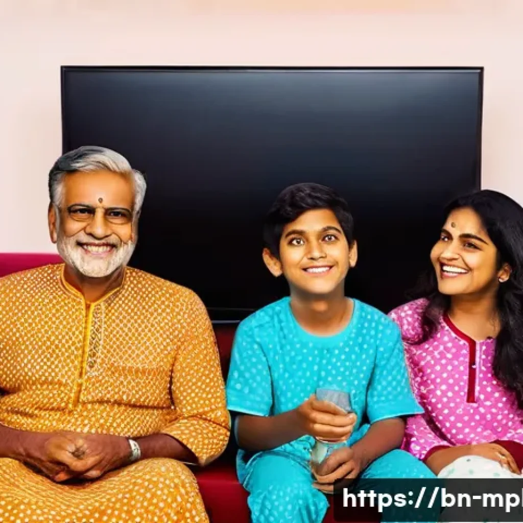 미디어 플래너의 TV 광고 사례 분석 - **Prompt: Emotional Connection through Advertising**
A warm, brightly lit living room in a conte...