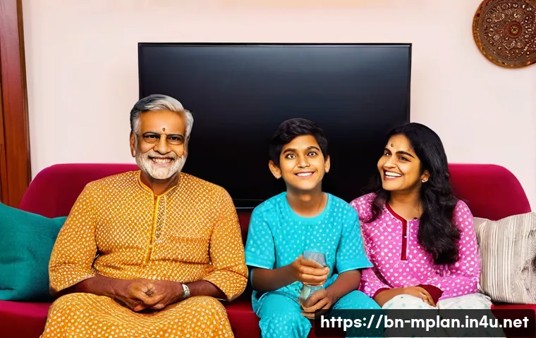 미디어 플래너의 TV 광고 사례 분석 - **Prompt: Emotional Connection through Advertising**
    A warm, brightly lit living room in a conte...